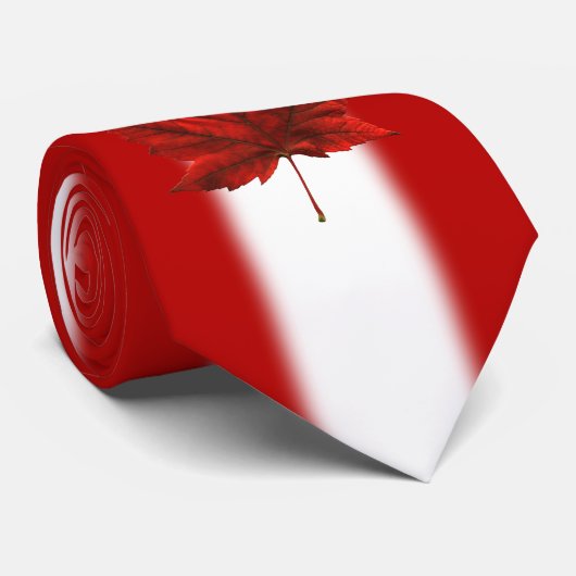 Canada Souvenir Stropdassen Canada Flag Neckties G (Opgerold)