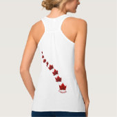 Canada Souvenir Tanktop Canada Maple Leaf Topjes (Achterkant)