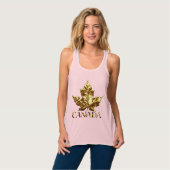 Canada Souvenir Tanktop Gold Medal Womens Canada (Volledige Voorkant)