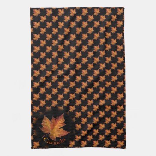 Canada Souvenir Towel Canada Maple Leaf Tea Towel Theedoek (Verticaal)