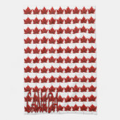 Canada Souvenir Towel Canada Maple Leaf Tea Towels Theedoek (Verticaal)