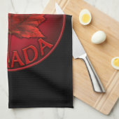 Canada Souvenir Towel Canadian Tea Towel Decor Theedoek (Quarter Fold)