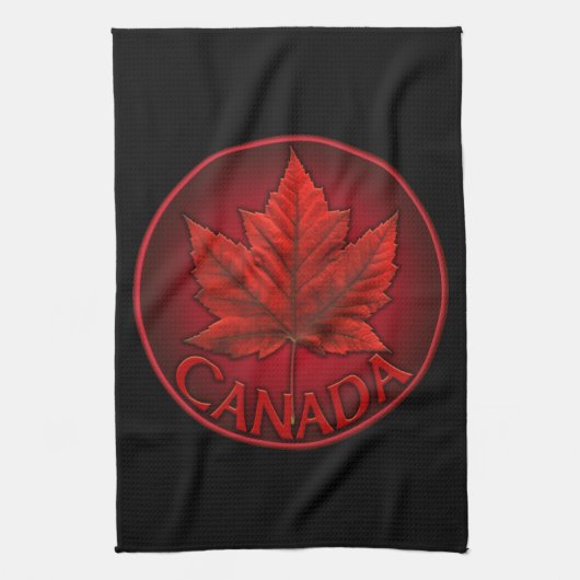 Canada Souvenir Towel Canadian Tea Towel Decor Theedoek (Verticaal)