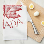 Canada Souvenir Towel Canadian Tea Towel Decor Theedoek (Quarter Fold)