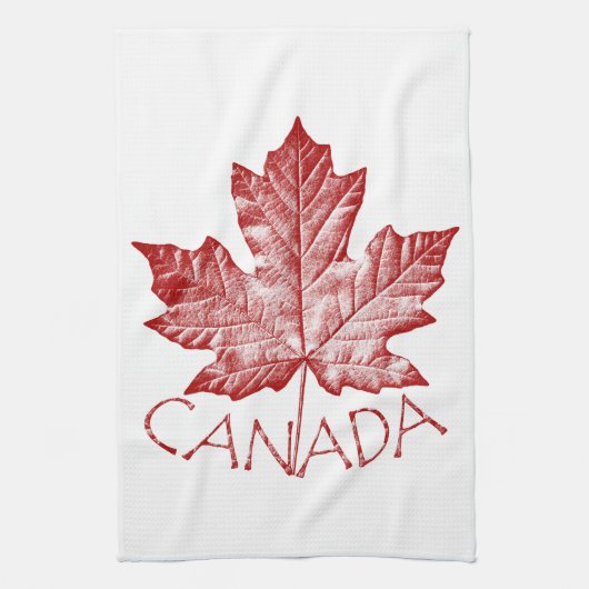 Canada Souvenir Towel Canadian Tea Towel Decor Theedoek (Verticaal)