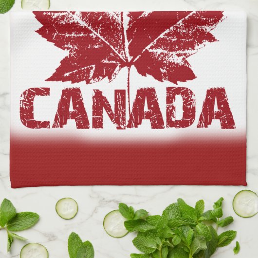 Canada Souvenir Towel Canadian Tea Towel Decor Theedoek (Gevouwen)