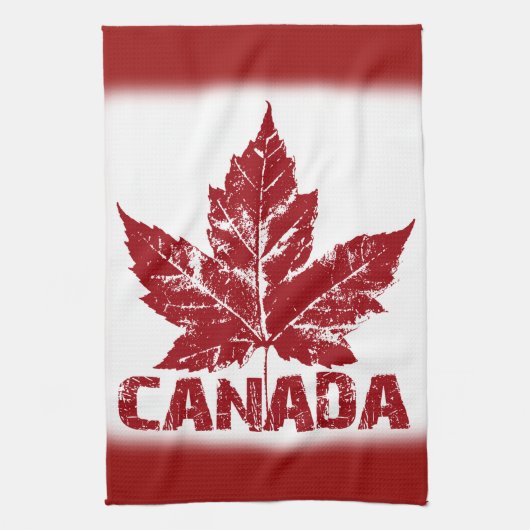 Canada Souvenir Towel Canadian Tea Towel Decor Theedoek (Verticaal)