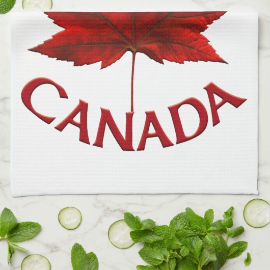 Canada Souvenir Towel Canadian Tea Towel Decor Theedoek (Gevouwen)