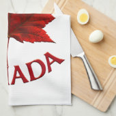 Canada Souvenir Towel Canadian Tea Towel Decor Theedoek (Quarter Fold)