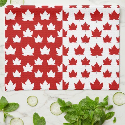 Canada Souvenir Towel Canadian Tea Towel Decor Theedoek (Gevouwen)