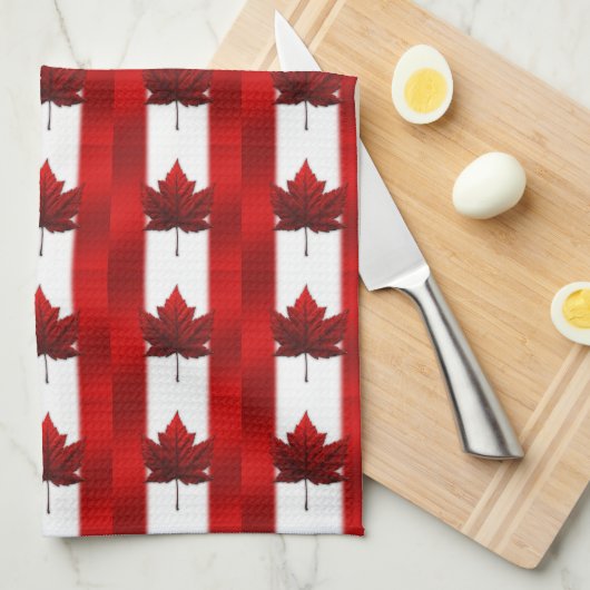 Canada Souvenir Towel Canadian Tea Towel Decor Theedoek (Quarter Fold)