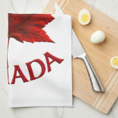 Canada Souvenir Towel Canadian Tea Towel Decor Theedoek (Quarter Fold)
