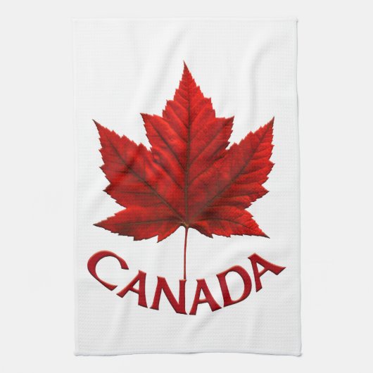 Canada Souvenir Towel Canadian Tea Towel Decor Theedoek (Verticaal)