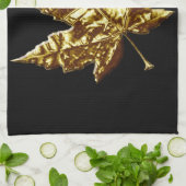 Canada Souvenir Towel Gold Canada Tea Towel Theedoek (Gevouwen)