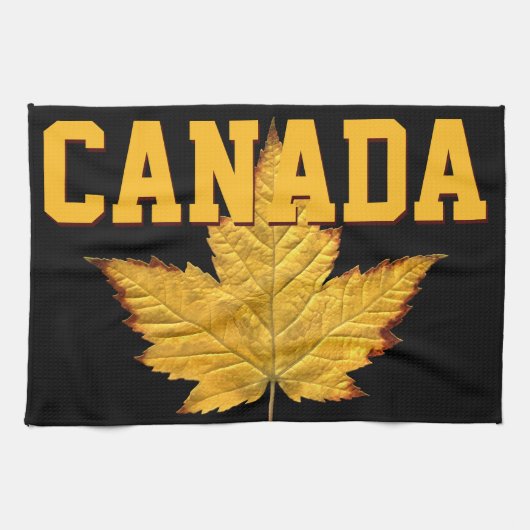 Canada Souvenir Towel Varsity Canada Tea Towel Theedoek (Horizontaal)