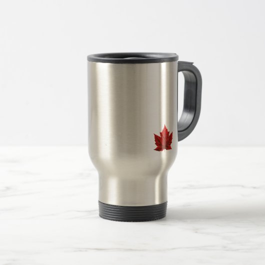Canada Souvenir Travel Mug Maple Leaf Mok (Voorkant rechts)