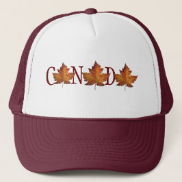 Canada Souvenir Trucker Pet Maple Leaf Canada Pett
