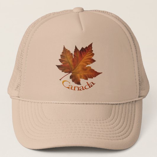 Canada Souvenir Trucker Pet Maple Leaf Canada Pett (Voorkant)