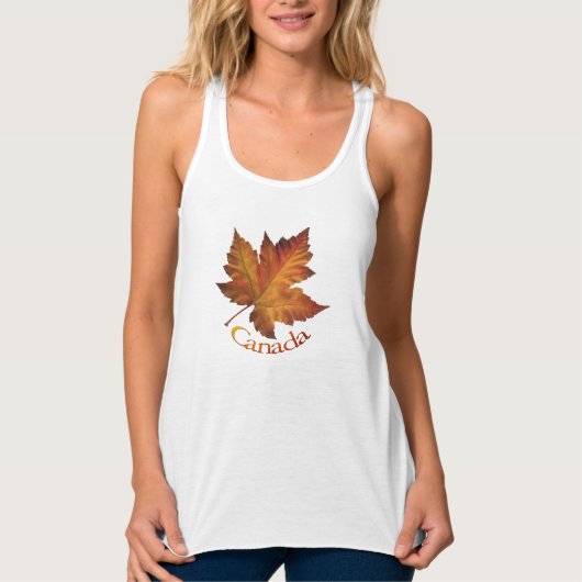 Canada Souvenirs Women's Tanktop Canada Gifts (Voorkant)