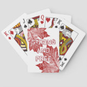 Canada Speelkaarten Aangepaste Canada Souvenir Kaa (Achterkant)