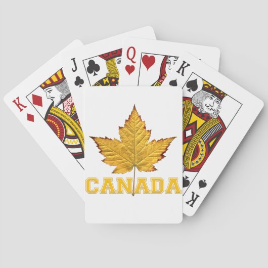 Canada Speelkaarten Canada Aangepaste Souvenirkaar (Achterkant)