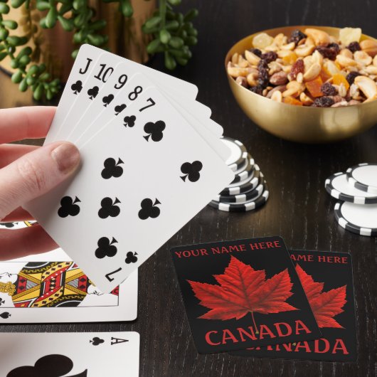 Canada-speelkaarten Canada Custom Souvenir-kaarten Pokerkaarten (Insitu)