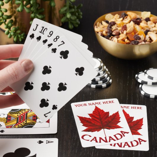 Canada-speelkaarten Canada Custom Souvenir-kaarten Pokerkaarten (Insitu)