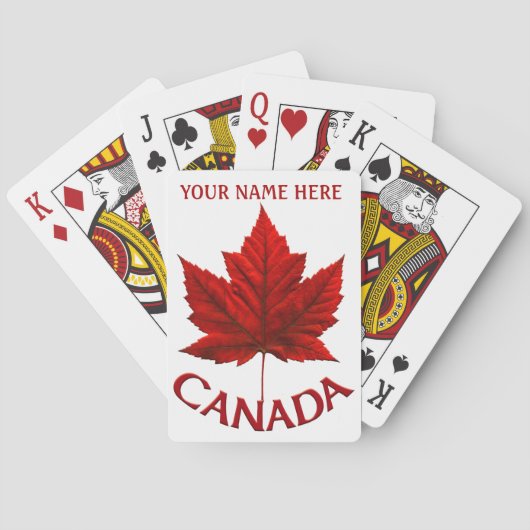 Canada-speelkaarten Canada Custom Souvenir-kaarten Pokerkaarten (Achterkant)