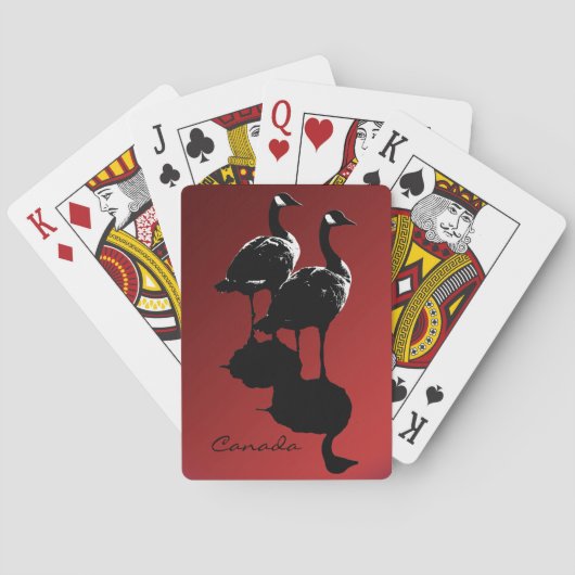 Canada-speelkaarten Canada Custom Souvenir-kaarten Pokerkaarten (Achterkant)