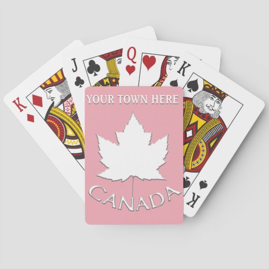 Canada-speelkaarten Canada Custom Souvenir-kaarten Pokerkaarten (Achterkant)