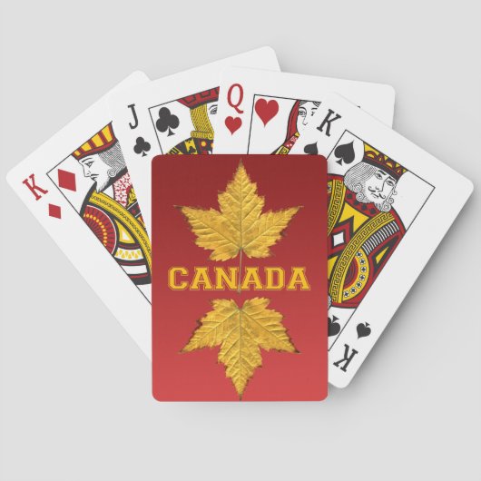 Canada-speelkaarten Canada Custom Souvenir-kaarten Pokerkaarten (Achterkant)