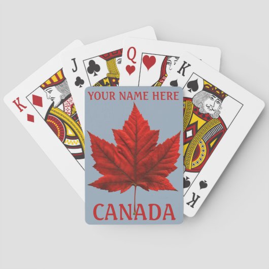 Canada-speelkaarten Canada Custom Souvenir-kaarten Speelkaarten (Achterkant)