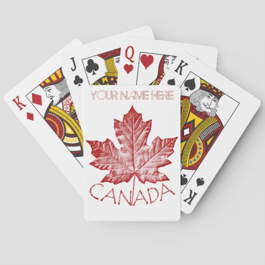 Canada-speelkaarten Canada Custom Souvenir-kaarten Speelkaarten (Achterkant)
