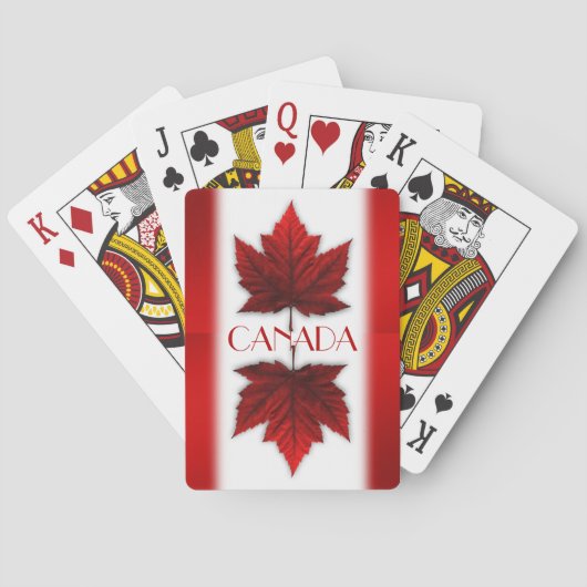 Canada-speelkaarten (Canada Flag Souvenir Cards) Speelkaarten (Achterkant)