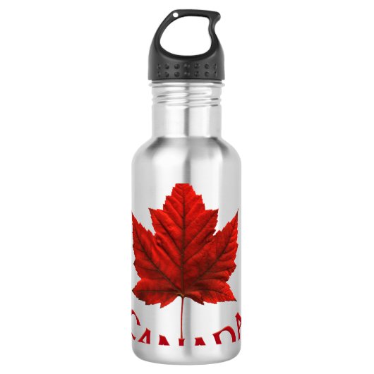 Canada Sport Flessen Canada Maple Leaf Flessen (Voorkant)