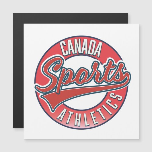 Canada Sports Athletic red logo (Voorkant / Achterkant)