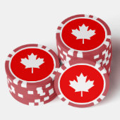Canada stelde 1867 Jubileum vast 150 jaar Poker Chips (Opstapeling)