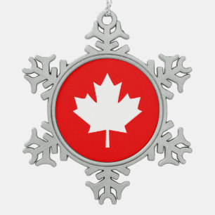 Canada stelde 1867 Jubileum vast 150 jaar Tin Sneeuwvlok Ornament