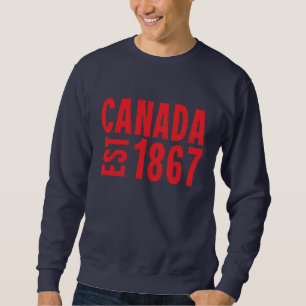 Canada stelde 1867 Jubileum vast 150 jaar Trui