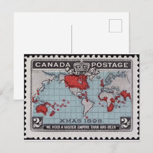 Canada stempel 1890s briefkaart (Voorkant / Achterkant)
