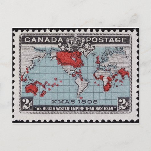 Canada stempel 1890s briefkaart (Voorkant)