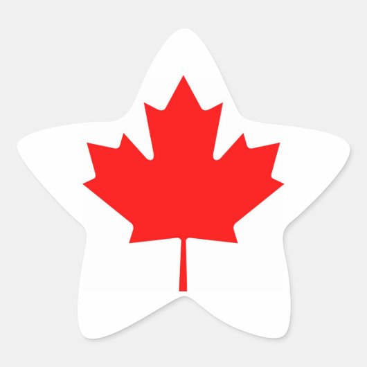 CANADA STER STICKER (Voorkant)