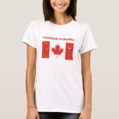 Canada Sterke vrouwen T-shirt (Voorkant)