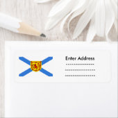 Canada Sticker labels Vuurtoren Nova Scotia vlag (Insitu)