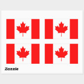 Canada-Sticker Rechthoekige Sticker (Vel)