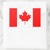 Canada-Sticker Rechthoekige Sticker (Tas)