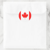 Canada-Sticker Ronde Sticker (Tas)