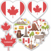 CANADA STICKERS (Voorkant)