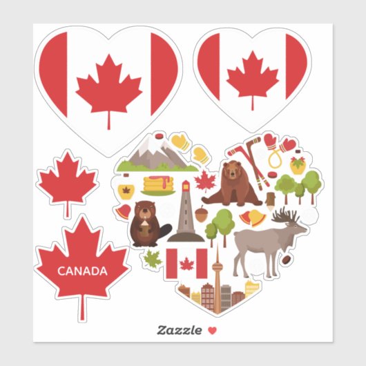 CANADA STICKERS (Vel)