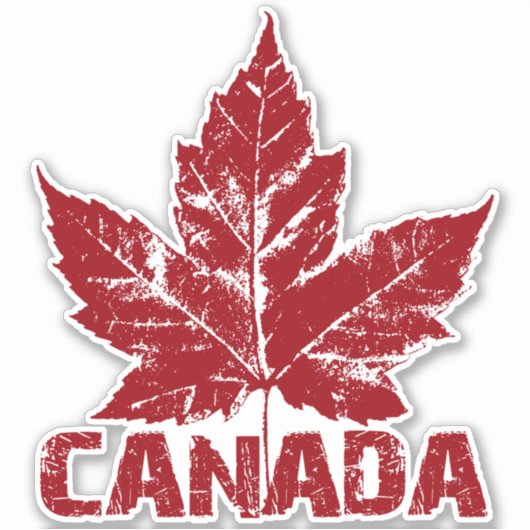 Canada Stickers Cool Retro Canada Stickers (Voorkant)